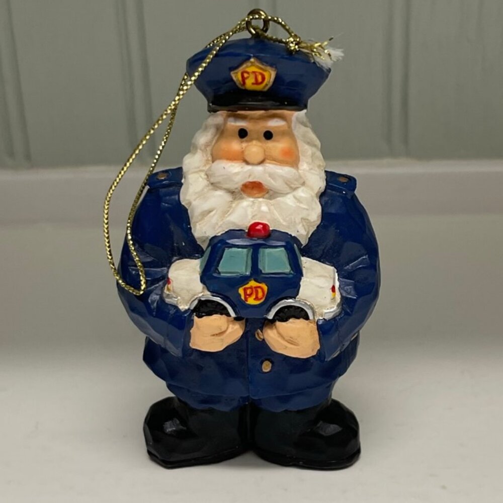 Santa Policeman Ornament 2001
